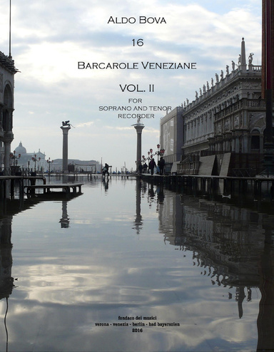 Barcarole veneziane for 2 recorders (ST) Vol. 2