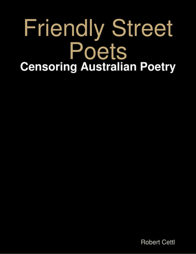 Friendly Street Poets: Censoring Australian Poetry