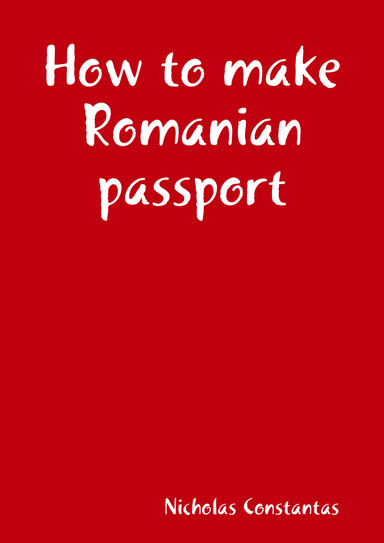 How to make Romanian passport