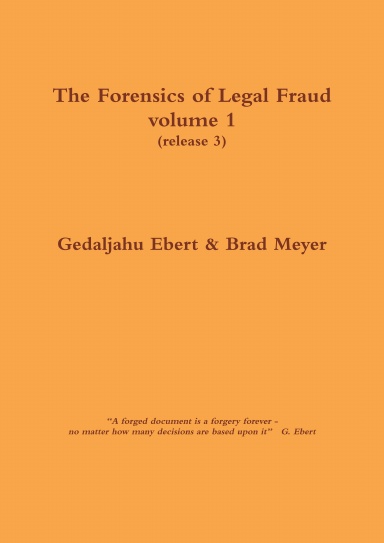 The Forensics of Legal Fraud v1r3