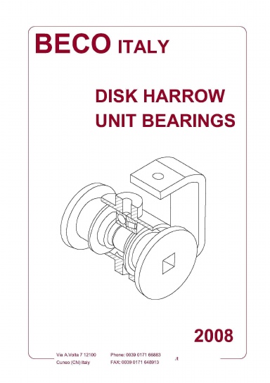 Catlogue DISK HARROW