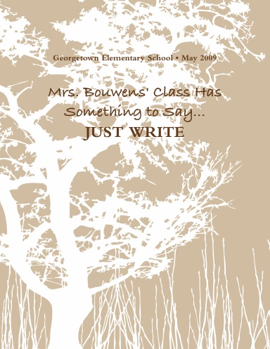 Mrs. Bouwens' Class Has Something to Say...JUST WRITE