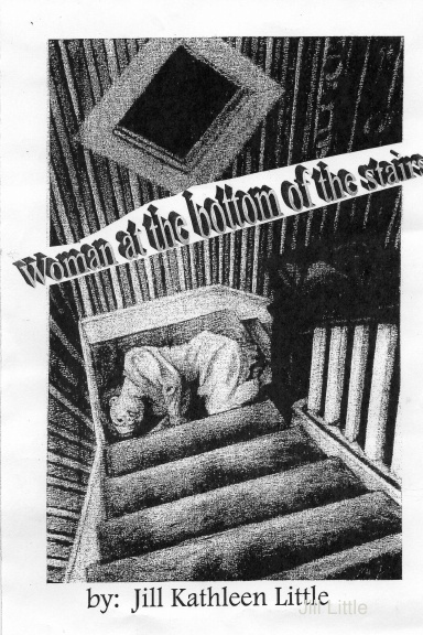 Woman at the bottom of the stairs