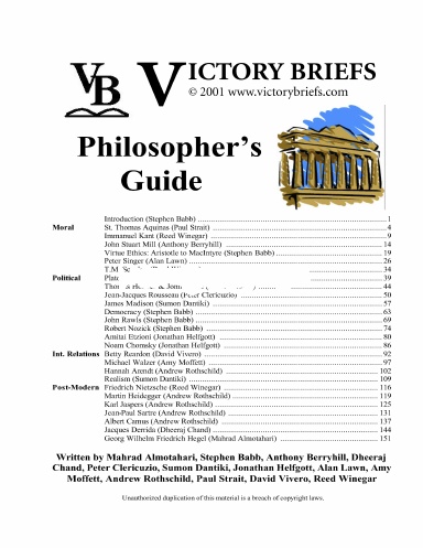 The Philosopher's Guide Print Edition