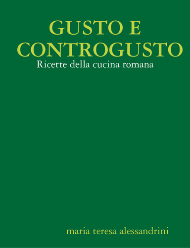 GUSTO E CONTROGUSTO