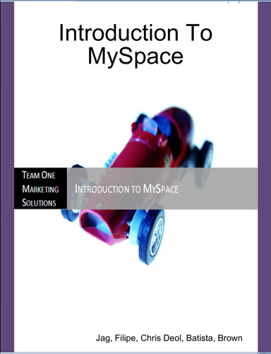 Introduction To MySpace
