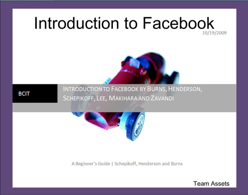Introduction to Facebook