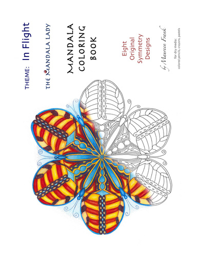 In Flight Mandala Coloring Book
