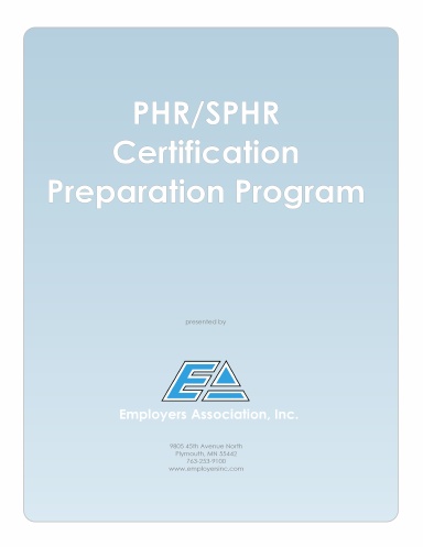 PHR/SPHR Certification Preparation Program
