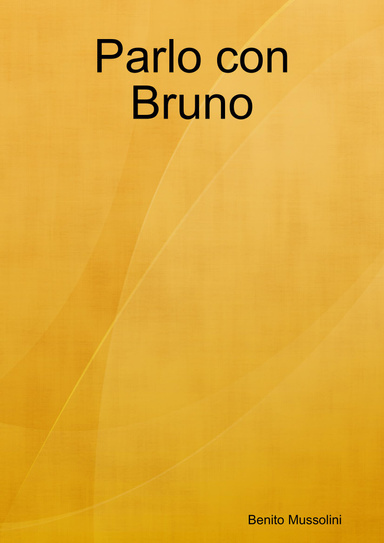 Parlo con Bruno
