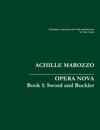 Marozzo Book 1
