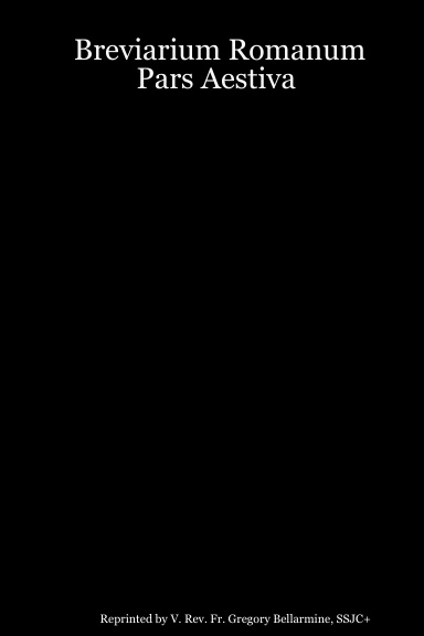 Breviarium Romanum: Pars Aestiva