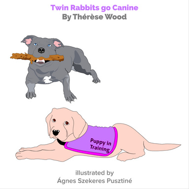 Twin Rabbits Go Canine