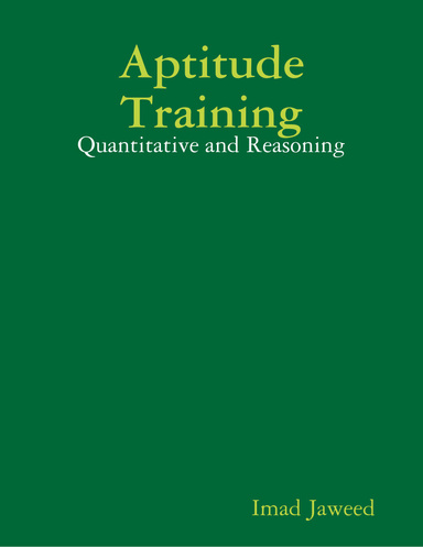 Aptitude Training: Quantitative and Reasoning