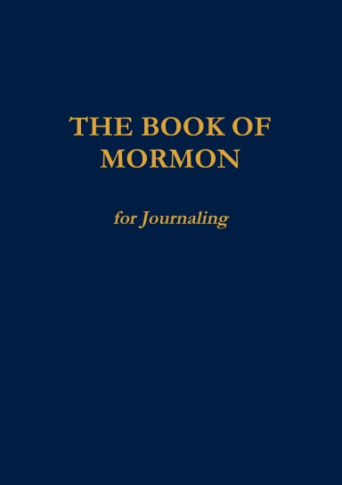 The Book of Mormon for Journaling A5