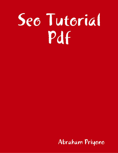 Seo Tutorial Pdf