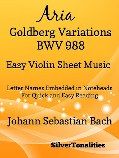 Aria Goldberg Variations BWV 988 Easy Violin Sheet Music Pdf