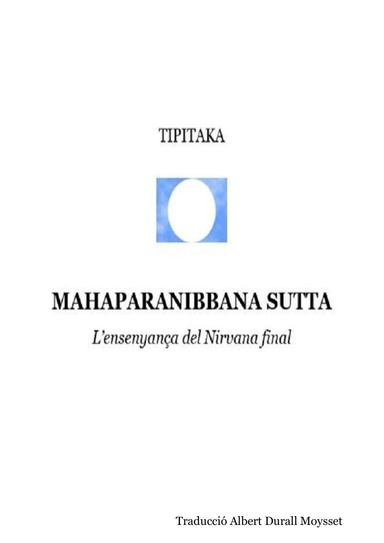 Mahaparanibbana sutta