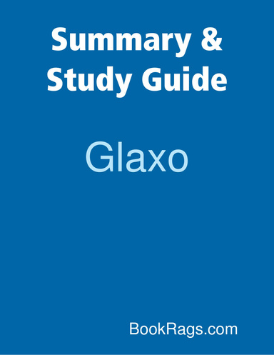 Summary & Study Guide: Glaxo