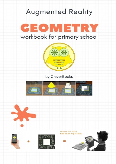 CleverBooks Geometry Workbook: GEOMETRY WORKBOOK WITH AUGMENTED REALITY FOR PRIMARY SCHOOL