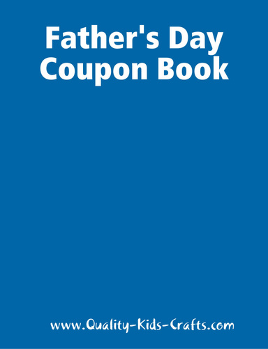 Father's Day Coupon Book