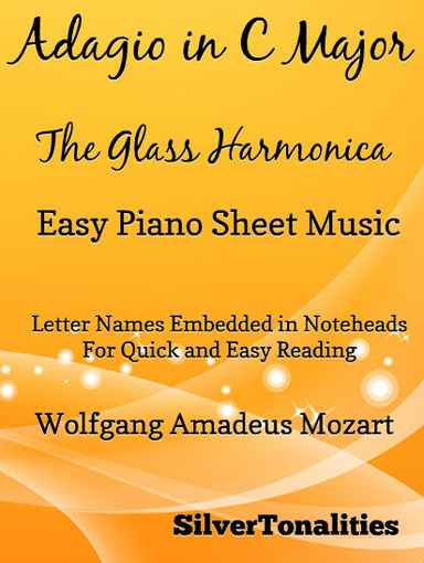 Adagio in C Major Glass Harmonica Easy Piano Sheet Music Pdf