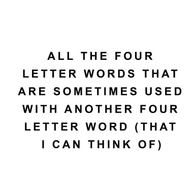 All the Four Letter Words V