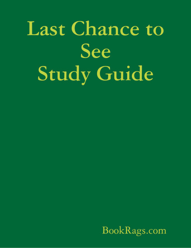 Last Chance to See Study Guide