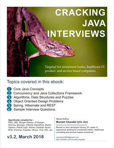 Cracking Java Interviews - Core Java 8, Hibernate and Spring Question Bank