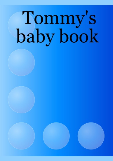 Tommy's baby book
