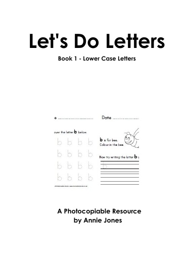 Let's Do Letters Book 1