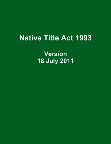 Native Title Act 1993