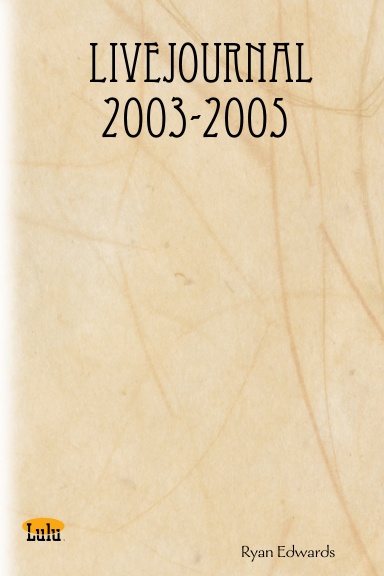 Livejournal 2003-2005