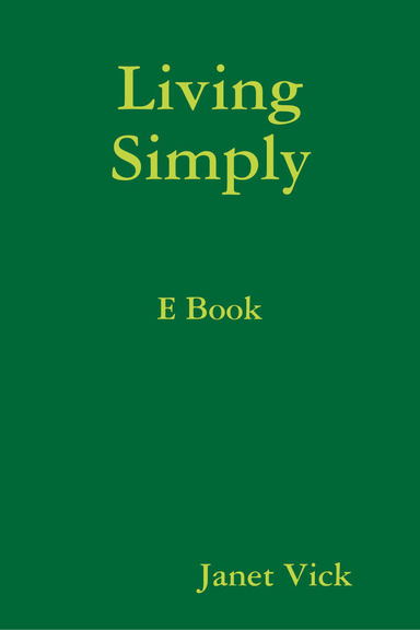 Living Simply