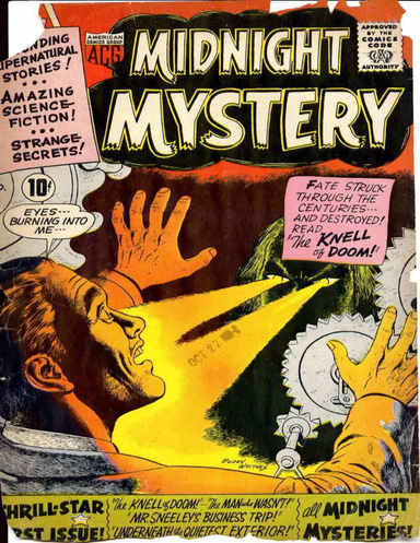 Midnight Mystery Number 1 Horror Comic Book