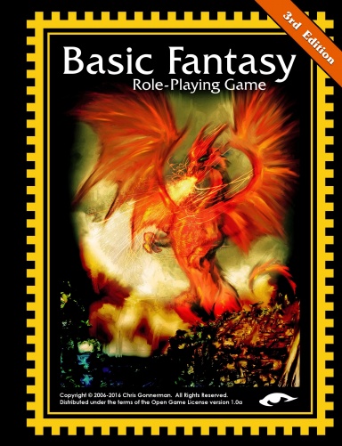 Basic Fantasy Role-Playing Game 3E (hardcover)