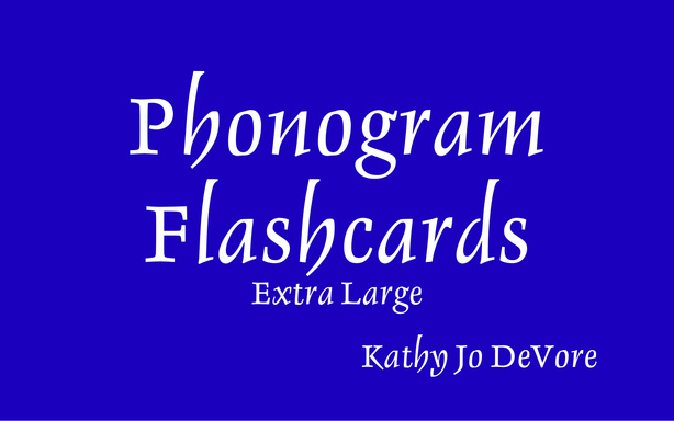 Phonogram Flashcards - Extra Large