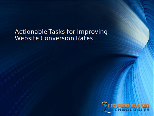 Actionable Tasks for Improving Website Conversion Rates