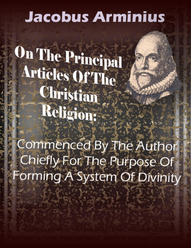 On the Principal Articles of the Christian Religion: Commenced by the Author Chiefly for the Purpose of Forming a System of Divinity