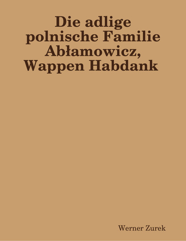 Die adlige polnische Familie Abłamowicz, Wappen Habdank