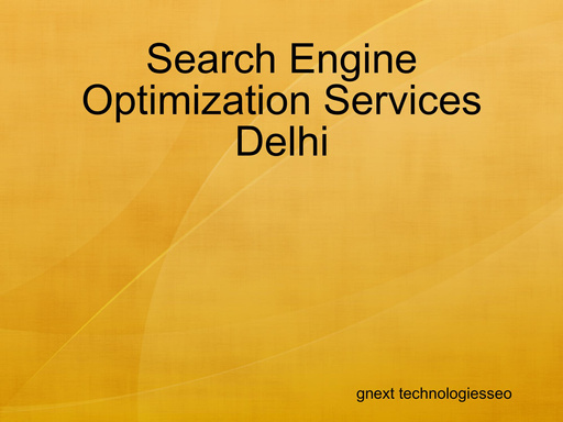 Search Engine Optimization Services Delhi