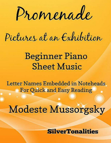 Promenade Pictures At an Exhibition Beginner Piano Sheet Music Tadpole Edition Pdf