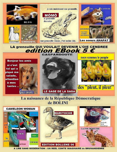 LA GRENOUILLE QUI VOULAIT DEVENIR L'OIE CENDREE