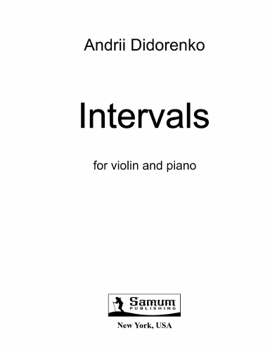 Intervals (Clavier Only)