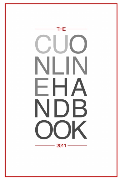 The CU Online Handbook, 2011