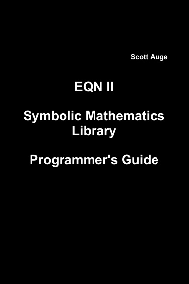 EQN II Programmer's Guide