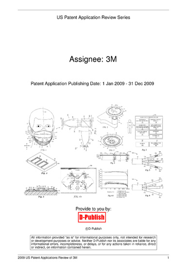 2009 US Patent Application Review Series - 3M