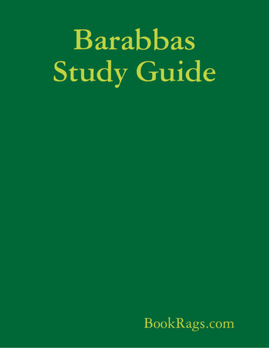 Barabbas Study Guide