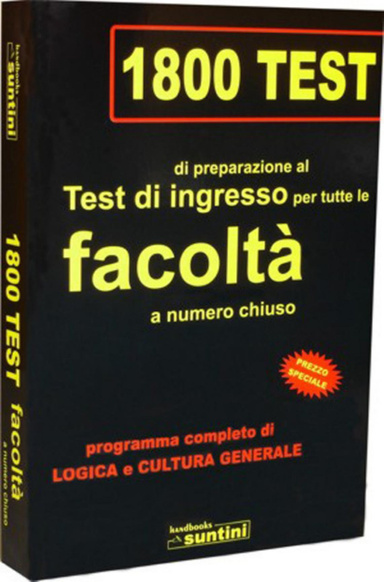 1800 TEST INGRESSO FACOLTA'