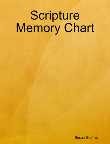 Scripture Memory Chart